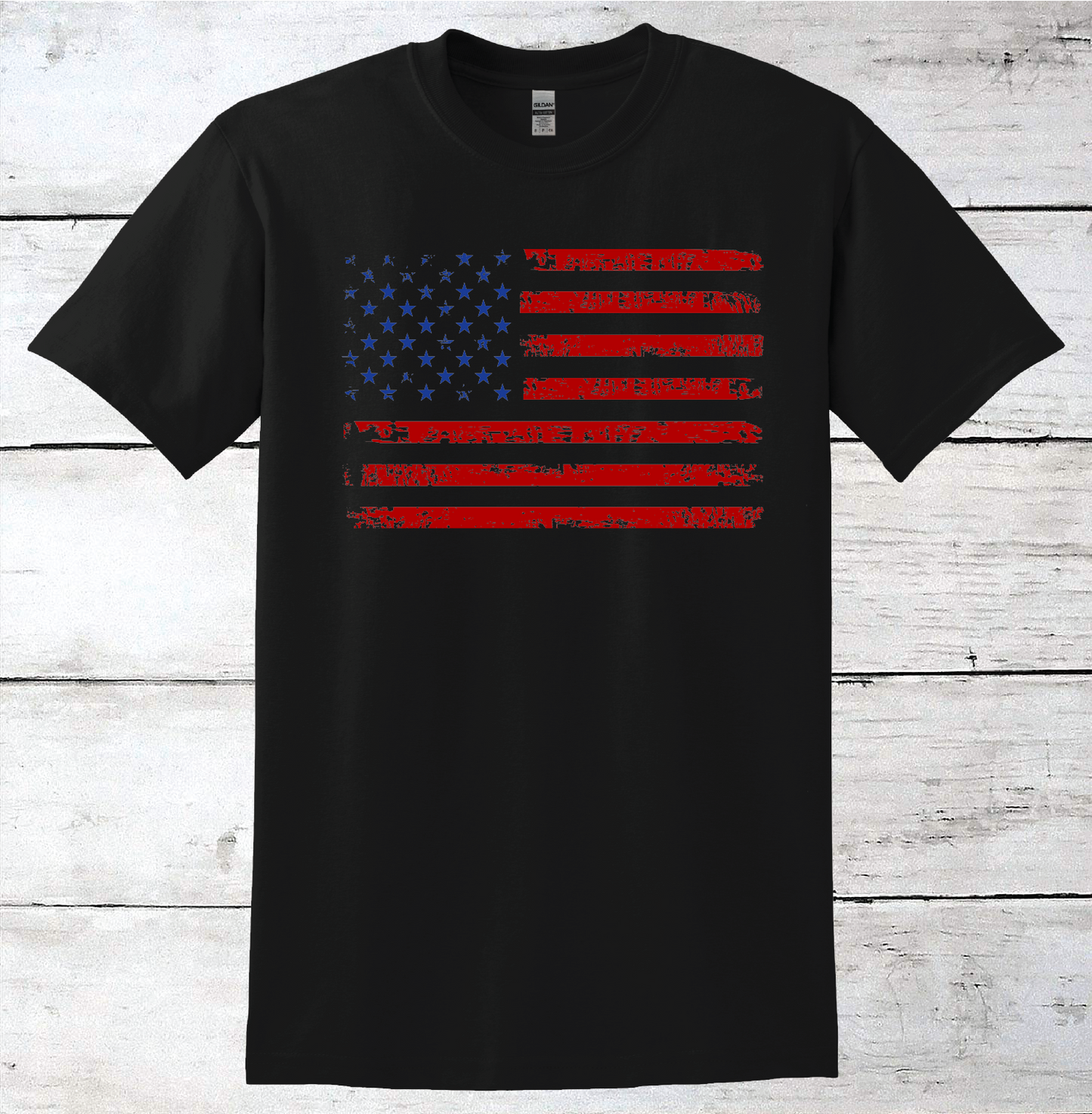 Distressed American Flag T-Shirt