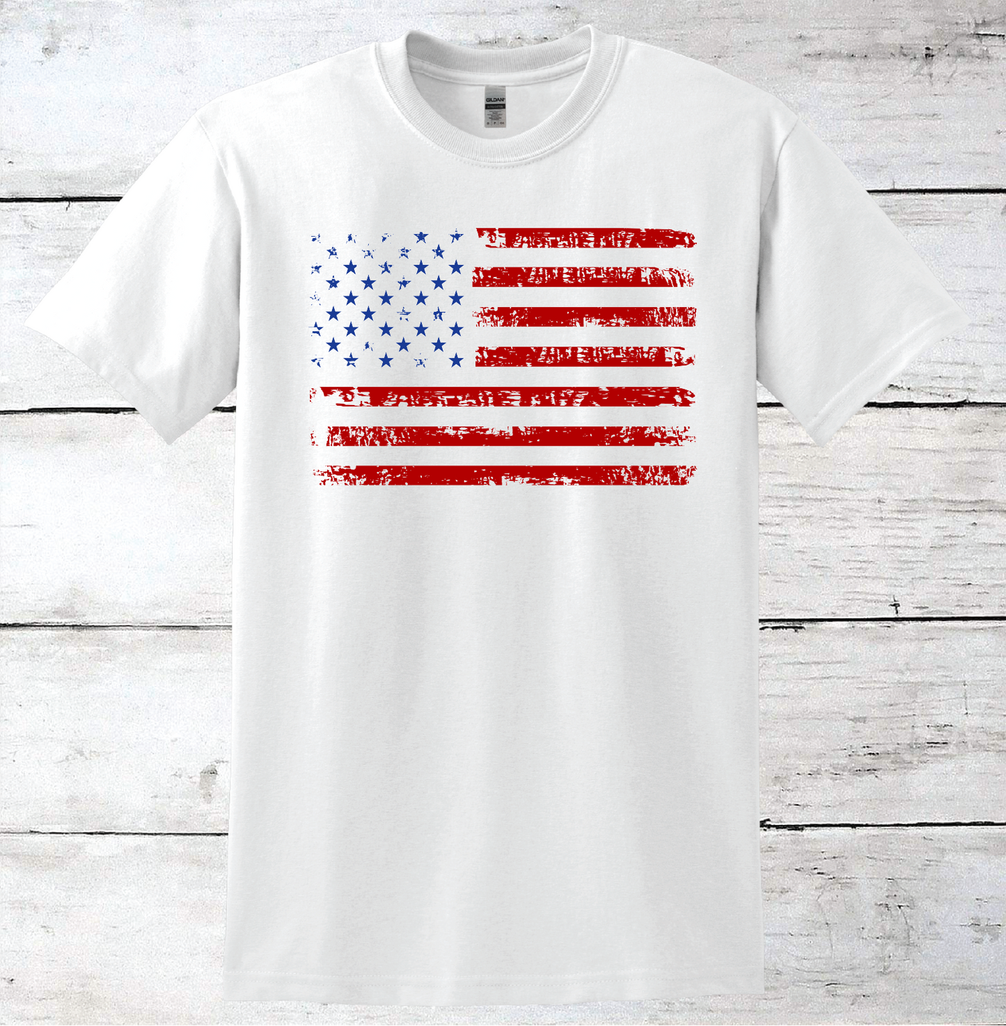 Distressed American Flag T-Shirt
