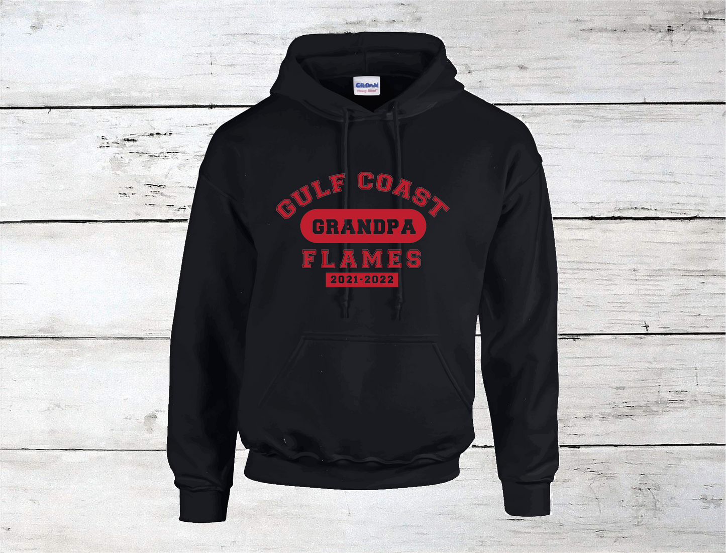 Gulf Coast Flames Hockey Grandpa Hoodie