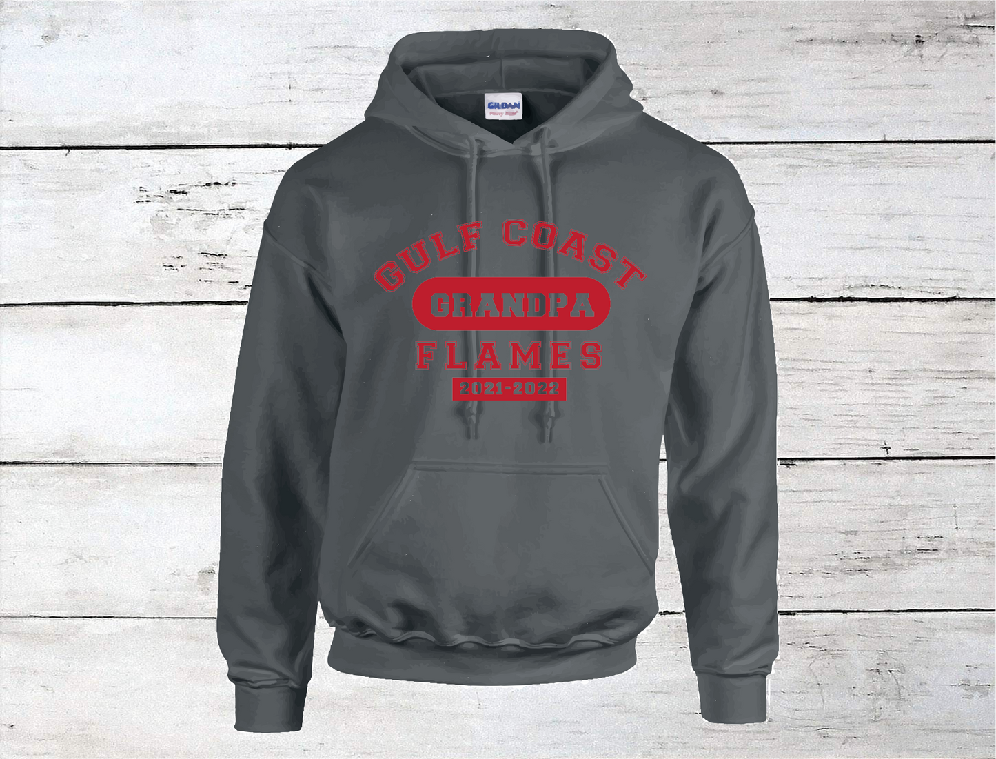 Gulf Coast Flames Hockey Grandpa Hoodie