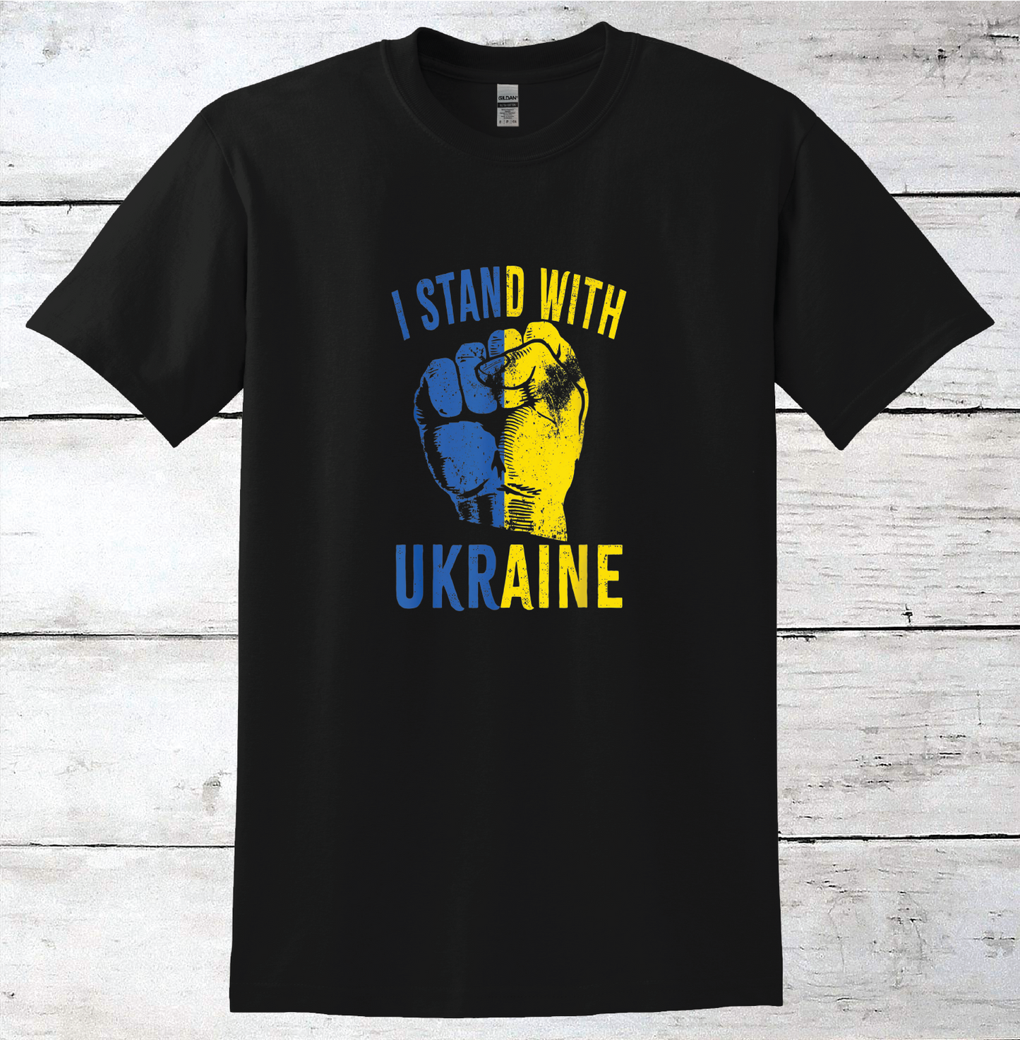 I Stand with Ukraine Fist T-Shirt