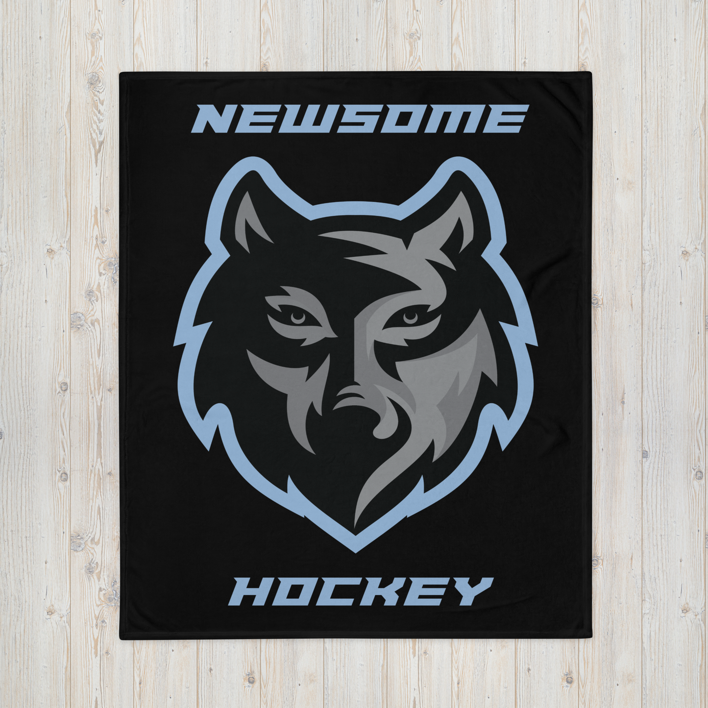 Newsome Hockey Third Jersey Logo Blankets
