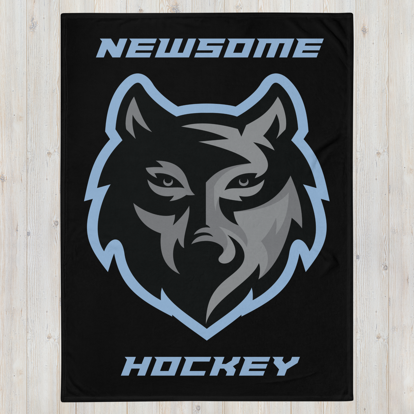 Newsome Hockey Third Jersey Logo Blankets