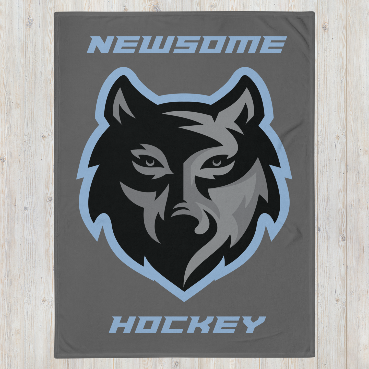 Newsome Hockey Third Jersey Logo Blankets