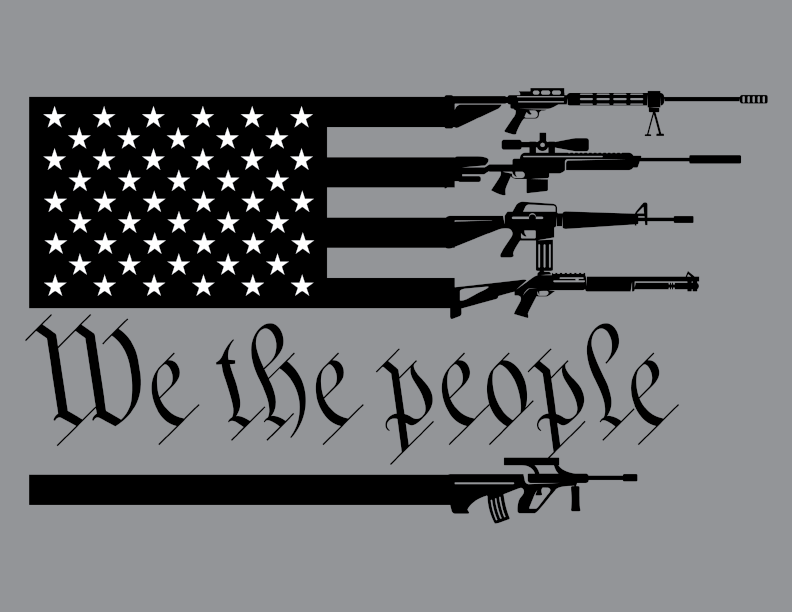 HD Defense We the People Flag T-Shirt (Navy) - HD Defense