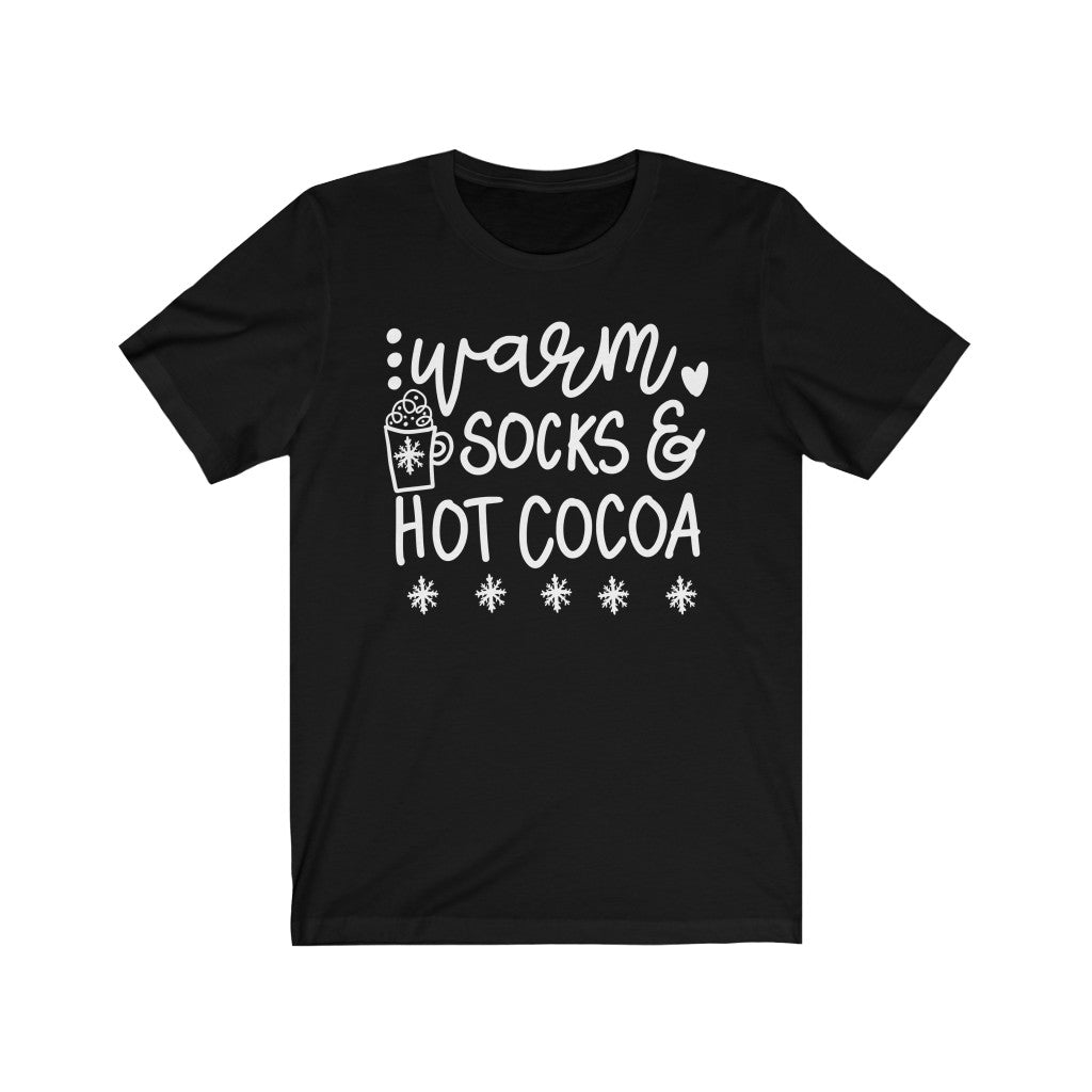 Warm Socks and Hot Cocoa Christmas T-Shirt