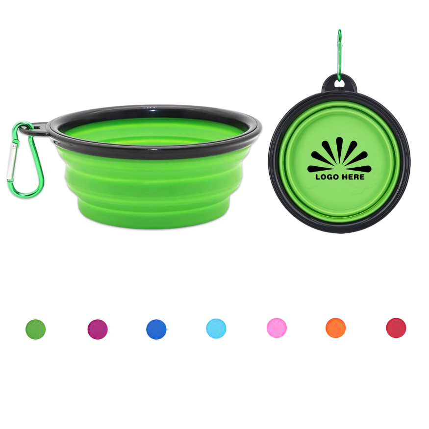 Collapsible Dog Bowl with Carabiner