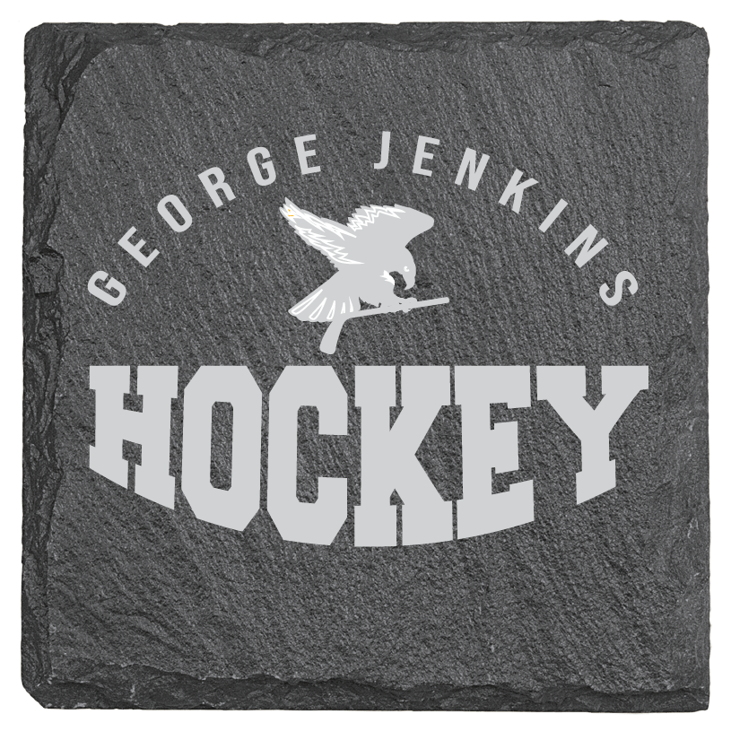 George Jenkins Hockey Slate Coasters - Set of 4