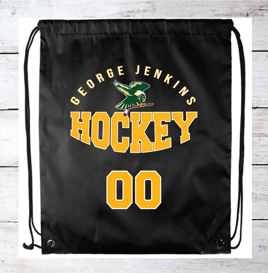 George Jenkins Hockey Drawstring Bag