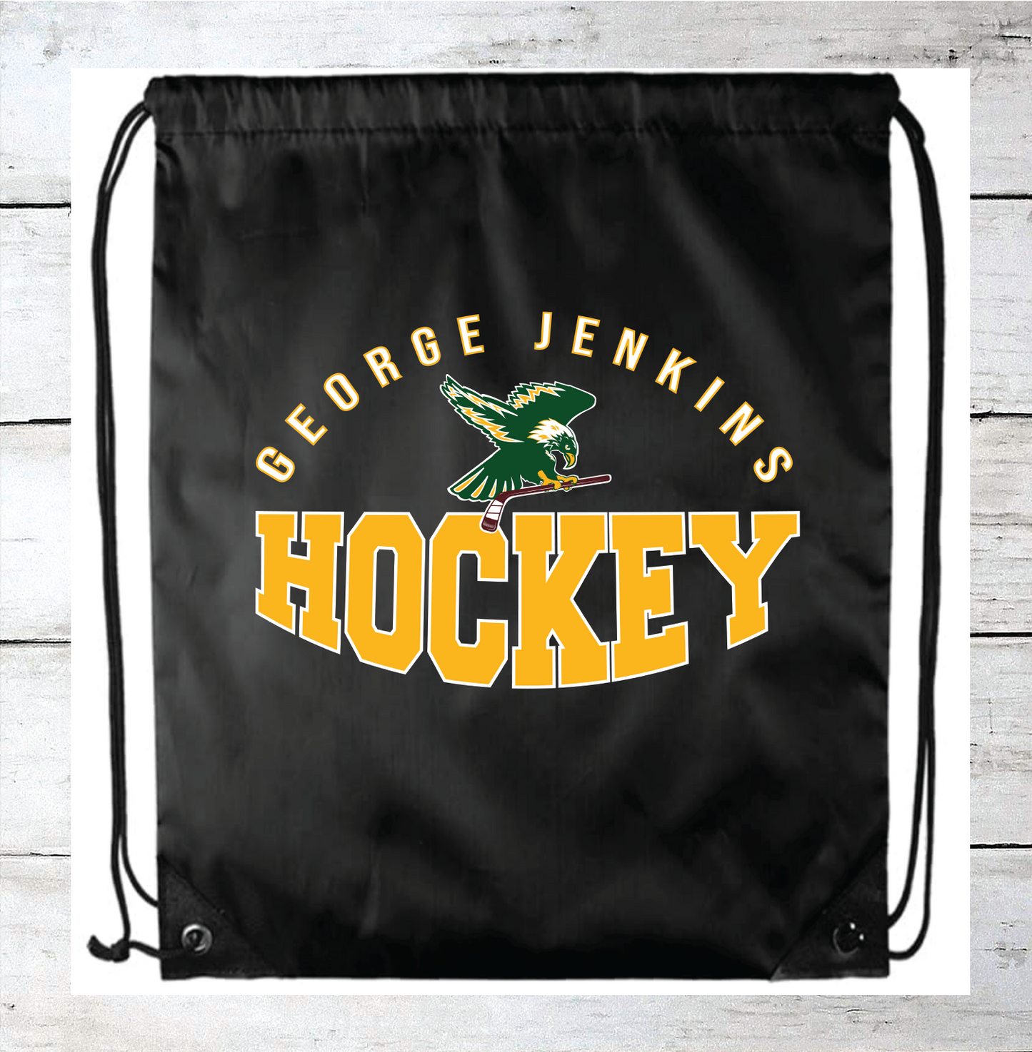 George Jenkins Hockey Drawstring Bag
