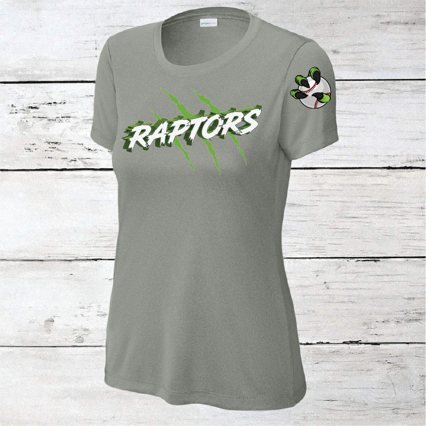 Raptors Baseball DriFit Ladies TShirts