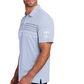 MiraBay Golf Club Travis Mathew Stripe Polo Sleeve Logo
