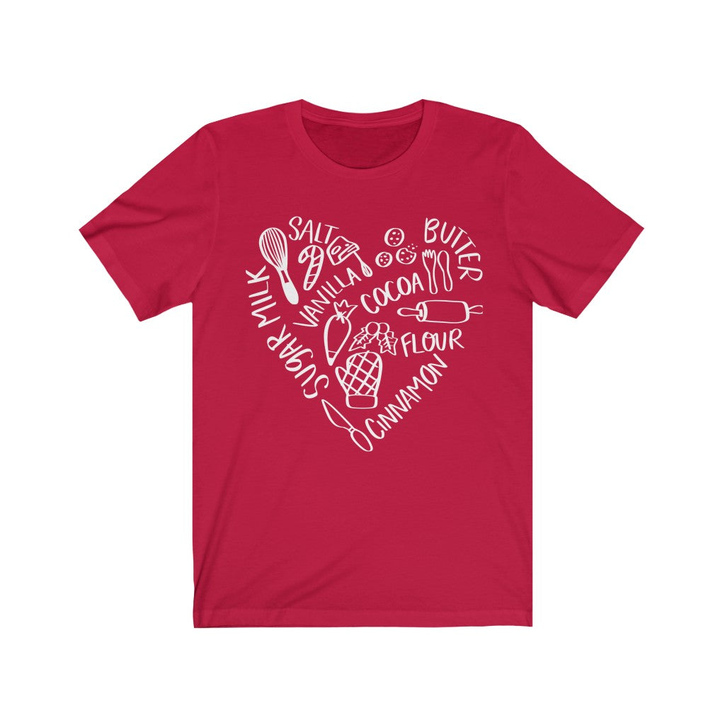 Heart Baking Christmas T-Shirt