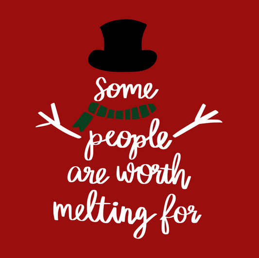 Some People Are Worth Melting For Christmas T-Shirt