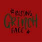 Resting Grinch Face Christmas T-Shirt