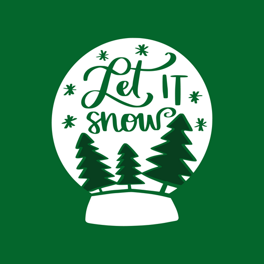 Let It Snow Globe Christmas T-Shirt