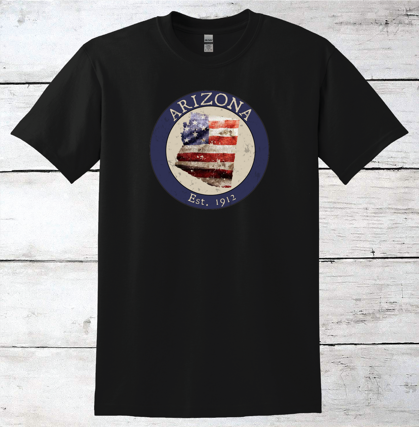 Arizona AZ American Flag T-Shirt