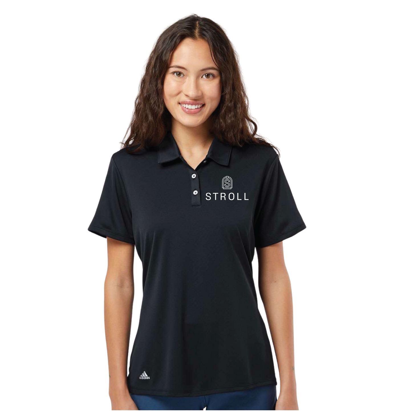 Women's Adidas Polo with Stroll Logo