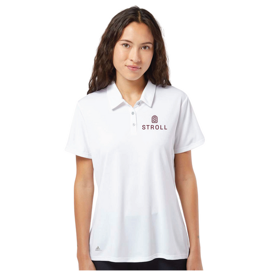 Women's Adidas Polo with Stroll Logo