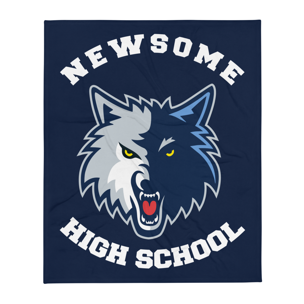 Newsome High School Throw Blanket