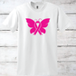 Breast Cancer Support - Butterfly Ribbon T-Shirt