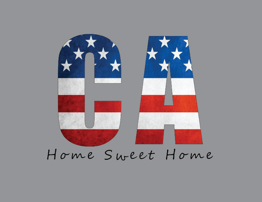 California CA Home Sweet Home T-Shirt