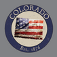 Colorado CO American Flag T-Shirt