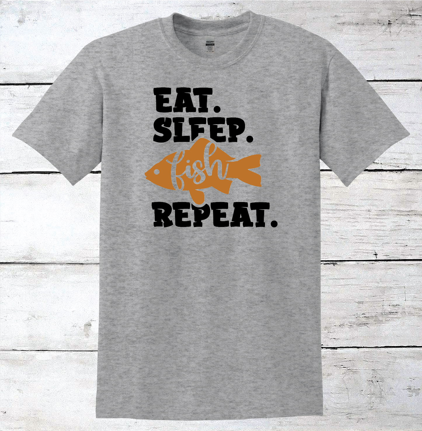 Eat. Sleep. Fish. Repeat. Fishing T-Shirt