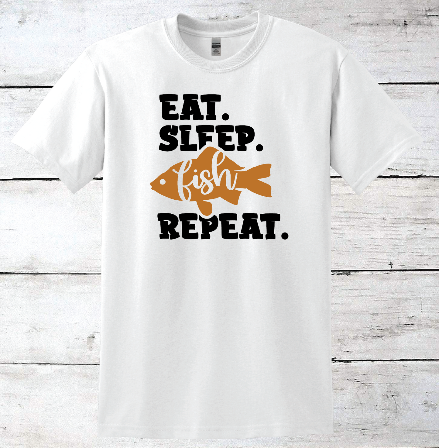 Eat. Sleep. Fish. Repeat. Fishing T-Shirt