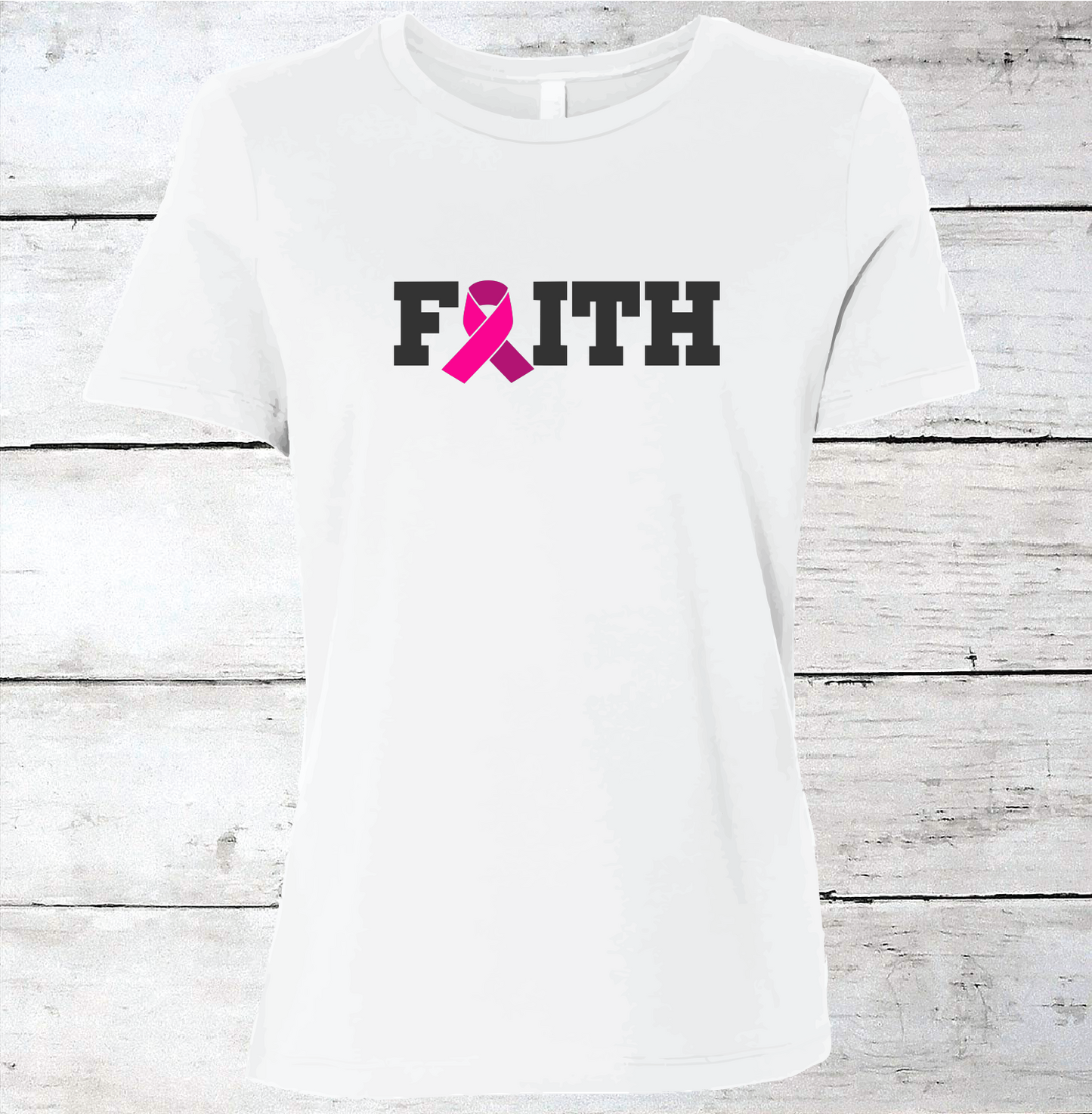 Breast Cancer Support - Faith T-Shirt