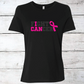 Breast Cancer Support - Fight Cancer "I Can" T-Shirt