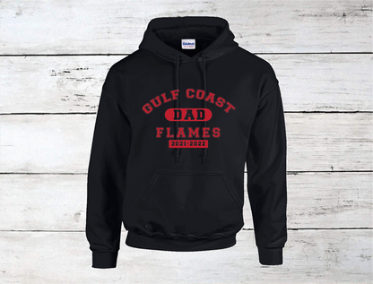 Gulf Coast Flames Hockey Dad Hoodie