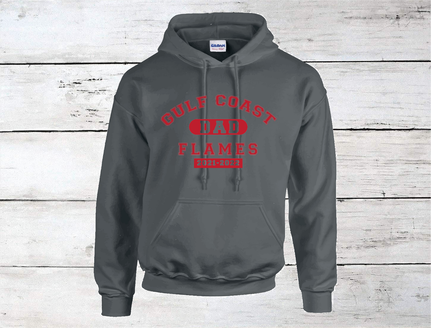 Gulf Coast Flames Hockey Dad Hoodie