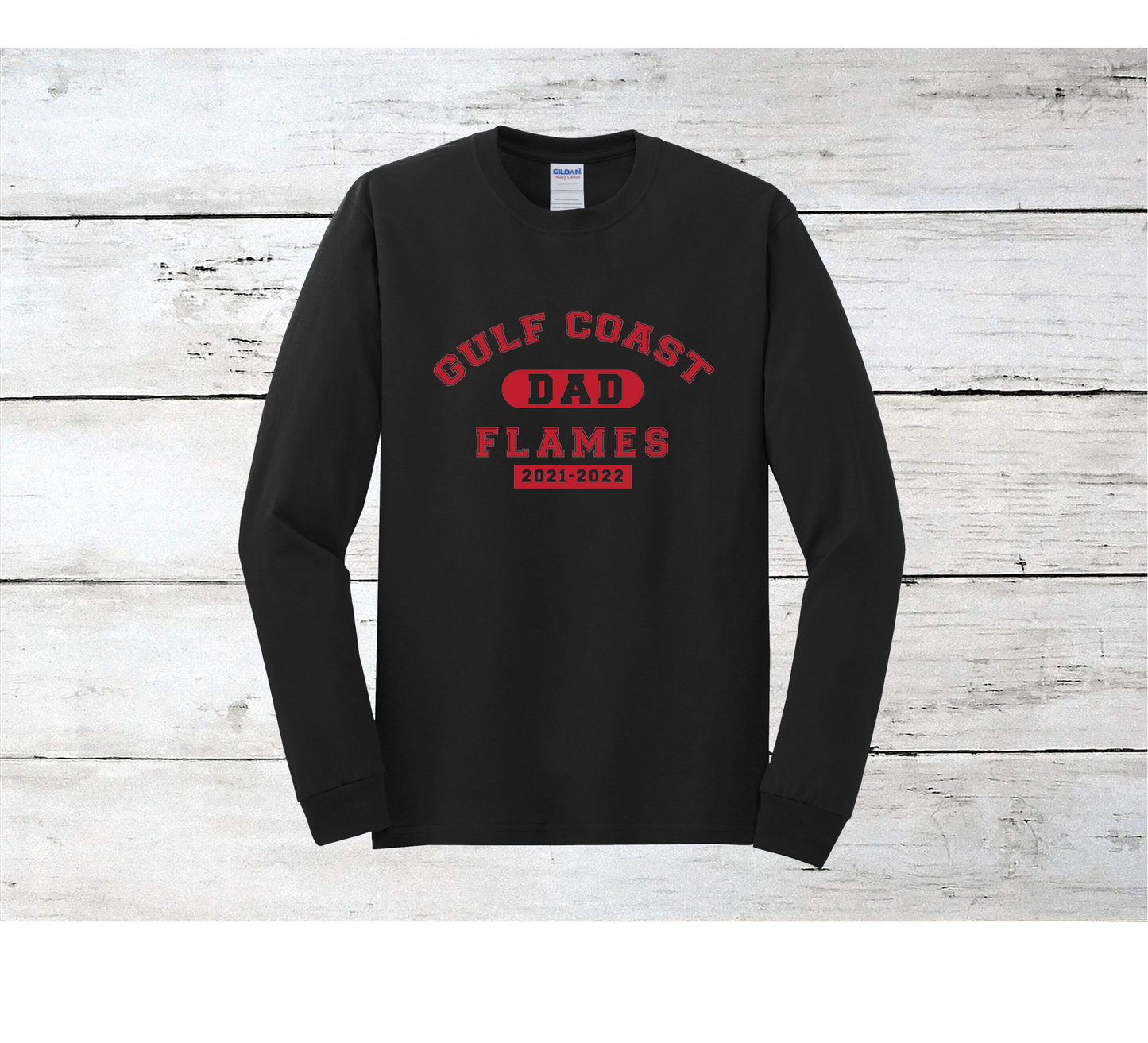 Gulf Coast Flames Hockey Dad Long Sleeve Shirt