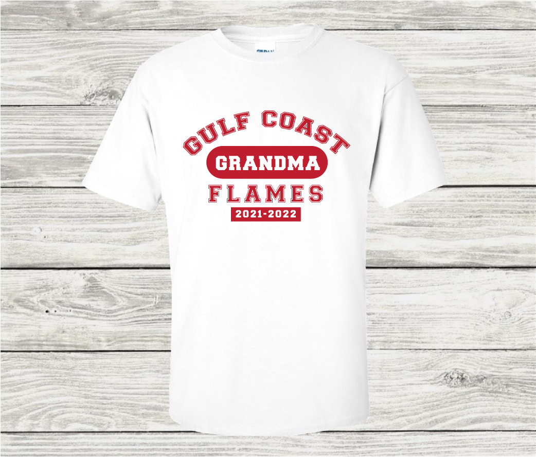 Gulf Coast Flames Hockey Grandma T-Shirt