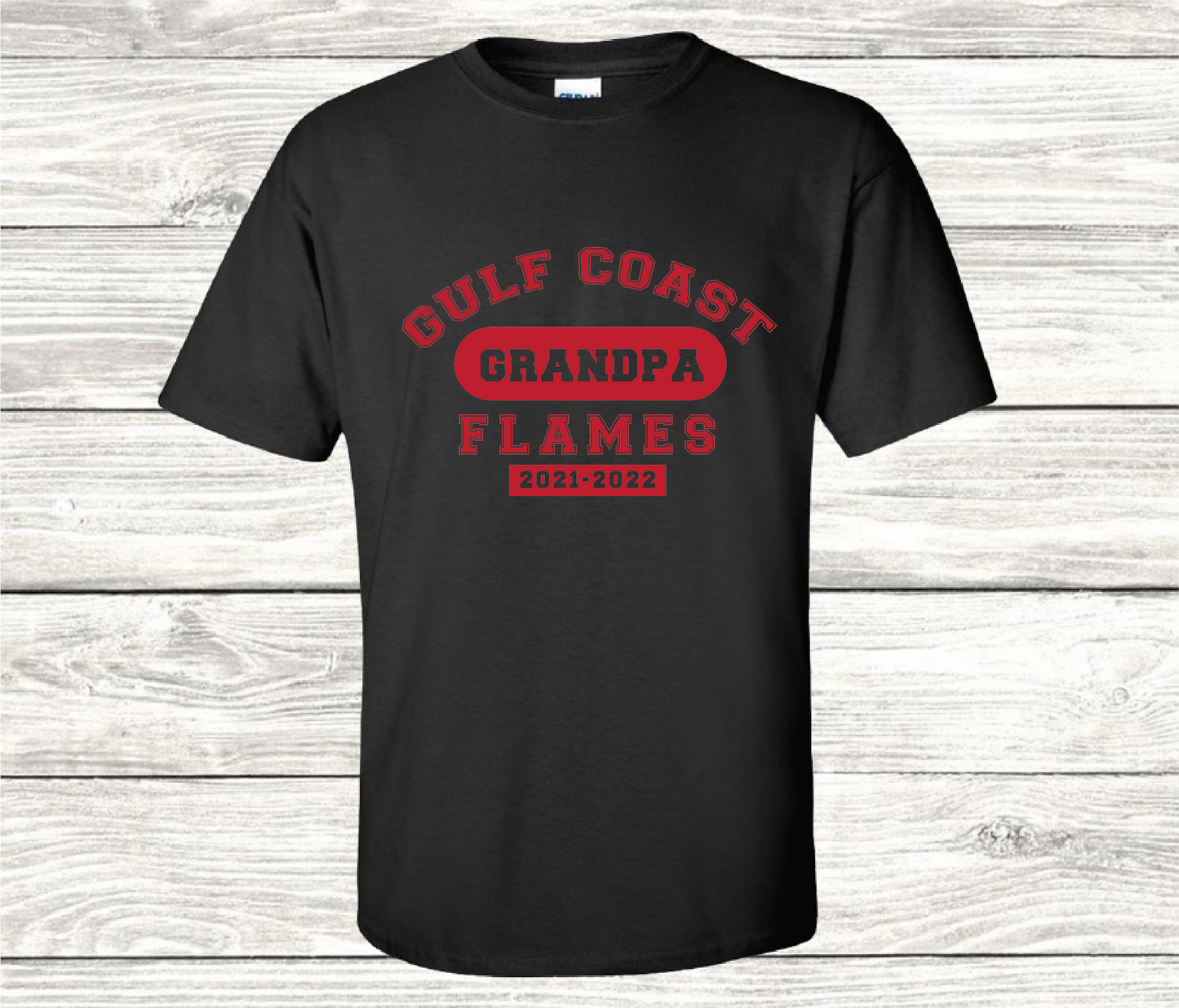 Gulf Coast Flames Hockey Grandpa T-Shirt