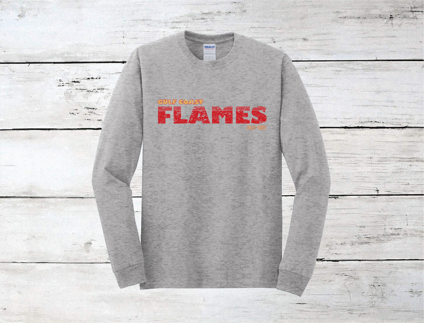 Gulf Coast Flames Long Sleeve Shirt