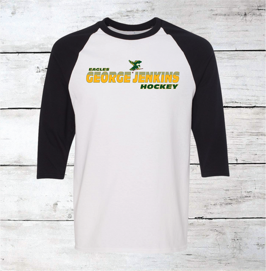 George Jenkins Hockey Eagles Raglan 3/4 Sleeve Shirt