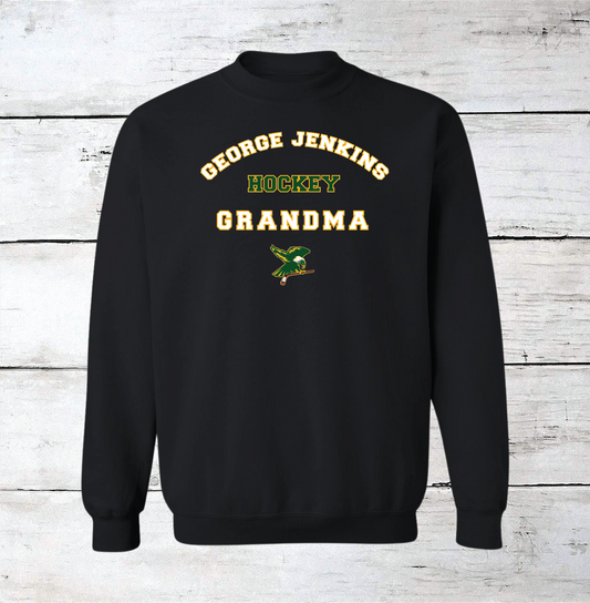 George Jenkins Hockey Grandmother Crewneck Sweatshirt (Customizable)