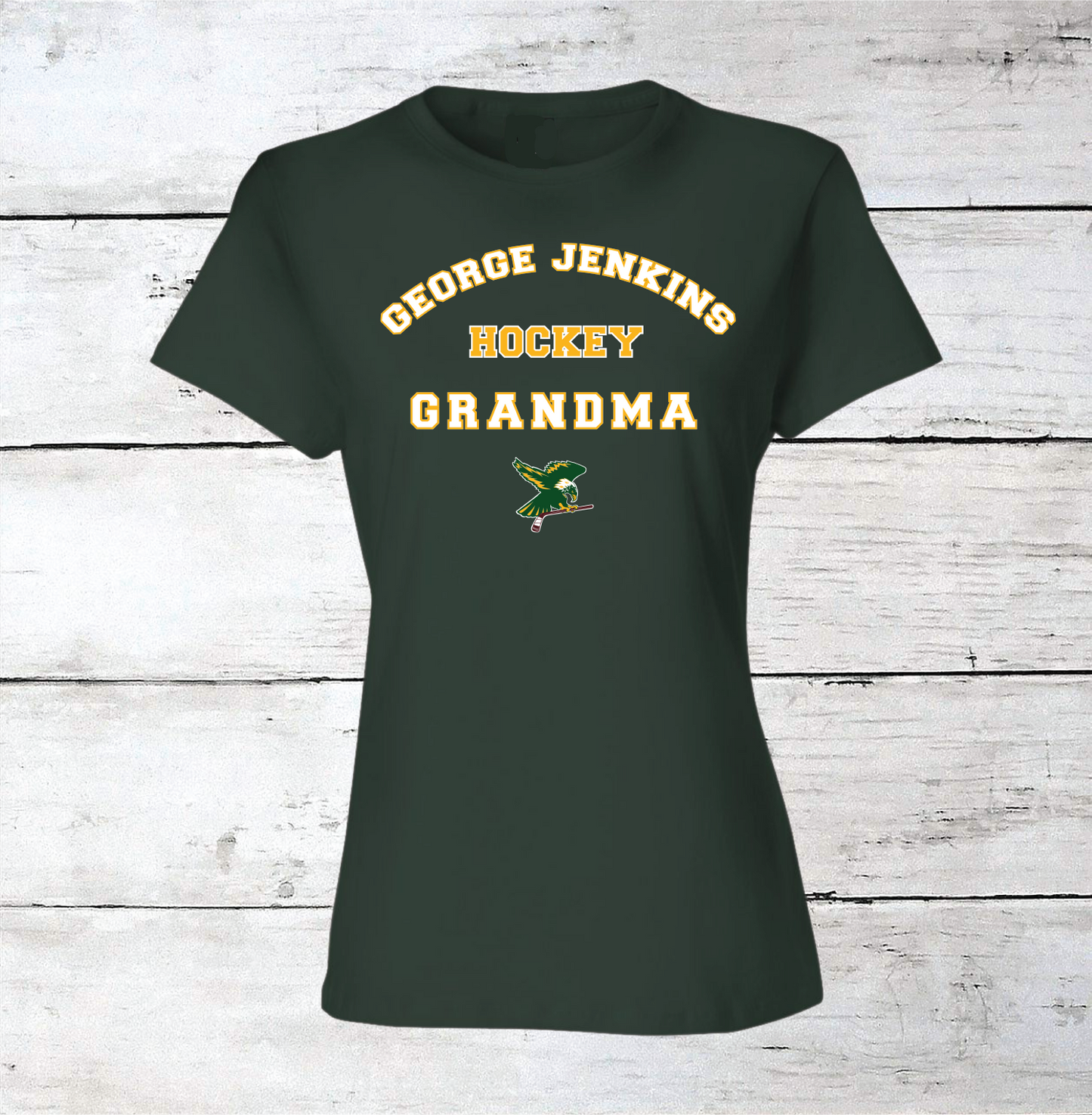 George Jenkins Hockey Grandmother T-Shirts (Customizable)