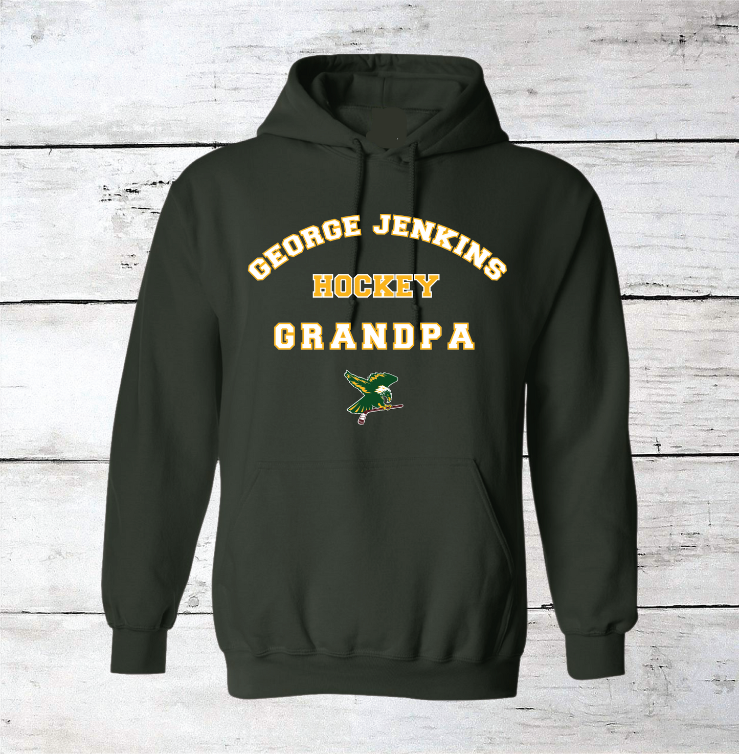 George Jenkins Hockey Grandfather Hoodies (Customizable)