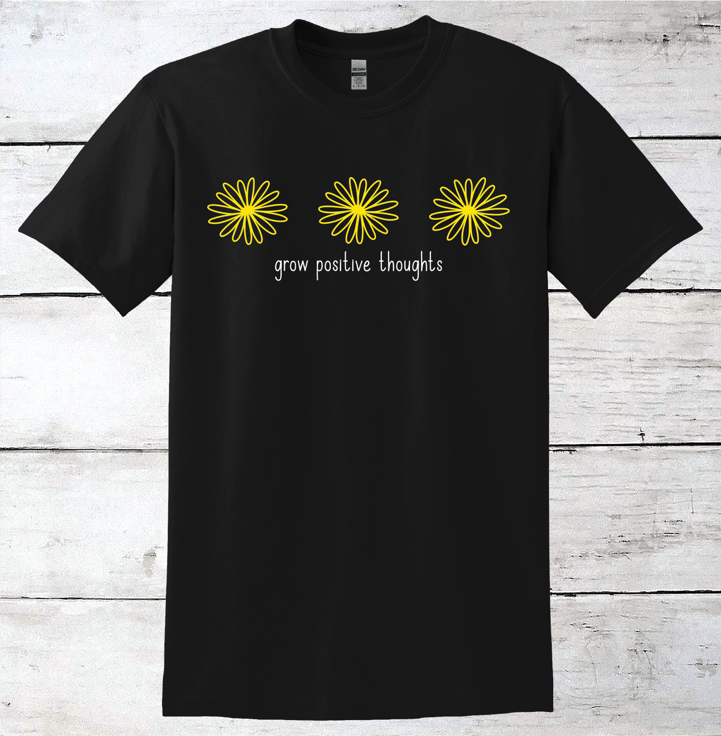 Grow Positive Thoughts Inspirational T-Shirt