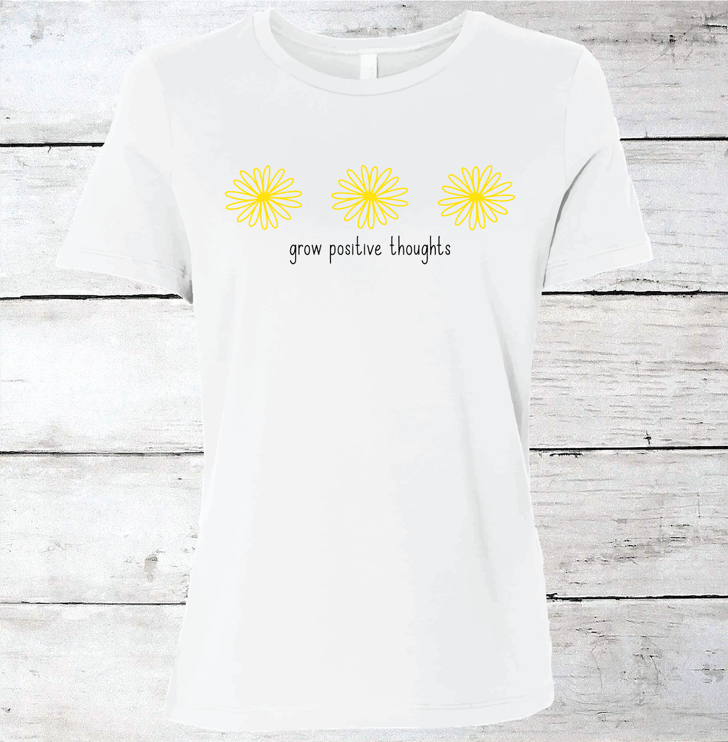 Grow Positive Thoughts Inspirational T-Shirt