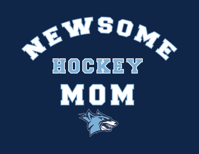 Newsome Hockey Mom with Logo Hoodies