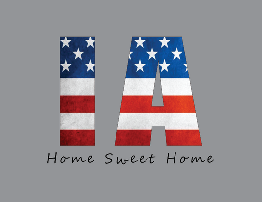 Iowa IA Home Sweet Home T-Shirt