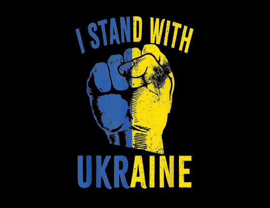 I Stand with Ukraine Fist T-Shirt