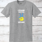 I Stand with Ukraine Peace Sign T-Shirt