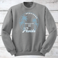 Survived Hurricane Ian Florida w/ Palm Trees Crewneck Sweatshirts