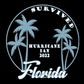 Survived Hurricane Ian Florida w/ Palm Trees Unisex T-Shirts