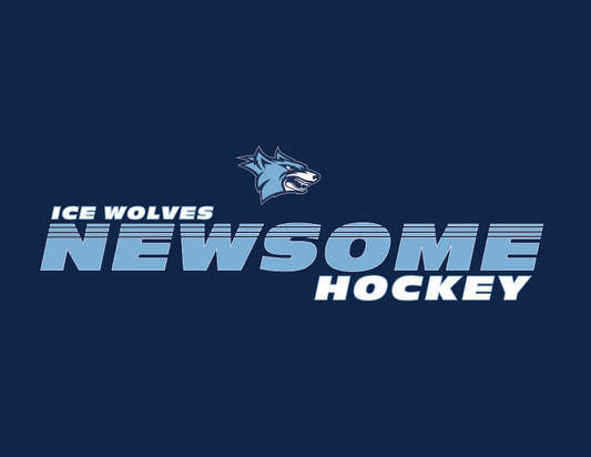 Newsome Hockey Ice Wolves with Logo T-Shirt